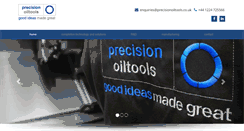 Desktop Screenshot of precisionoiltools.co.uk
